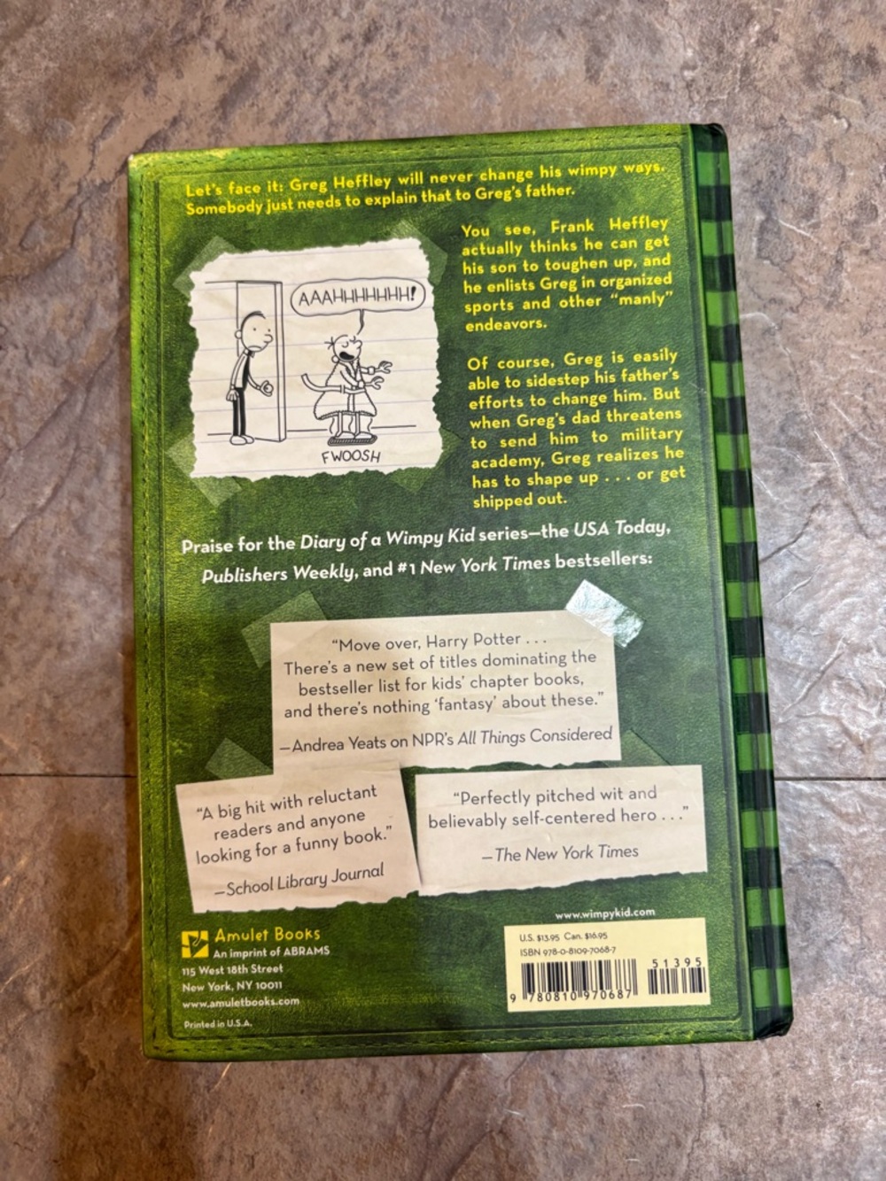 Diary of a Wimpy Kid: The Last Straw - Green Kids Book by - Picture 3 of 3